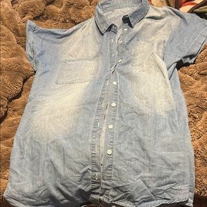 Cupshe-Light Blue Denim dress or duster